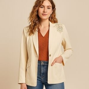 Cato Collection Limited Edition Ivory Blazer – Size XL (NWT)